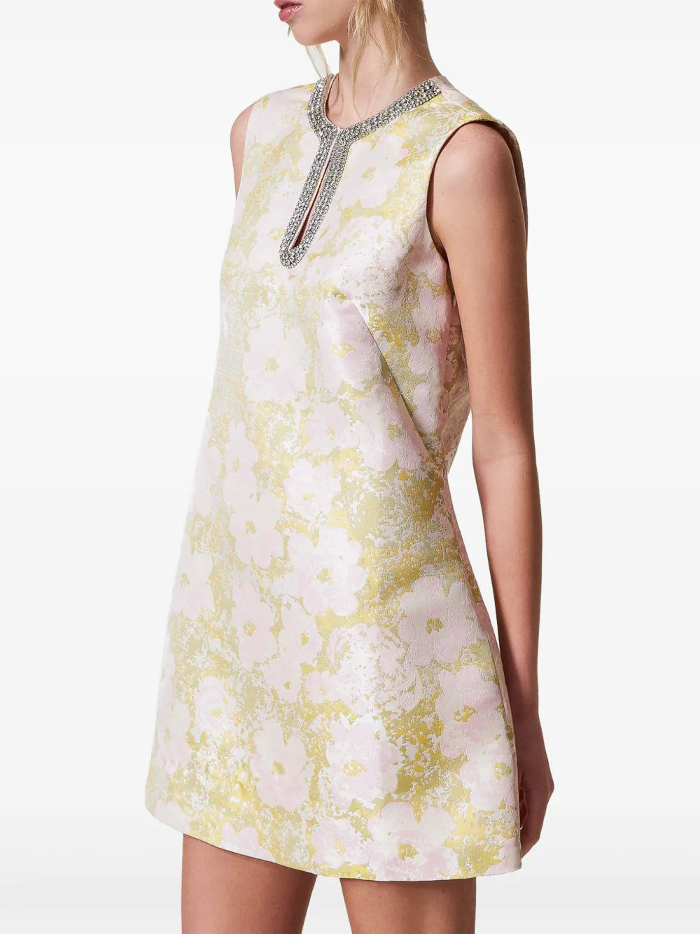 Jacquard Mini Dress