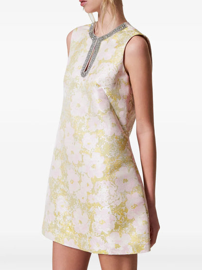Jacquard Mini Dress