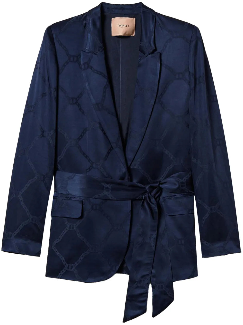 Logo-Jacquard Blazer