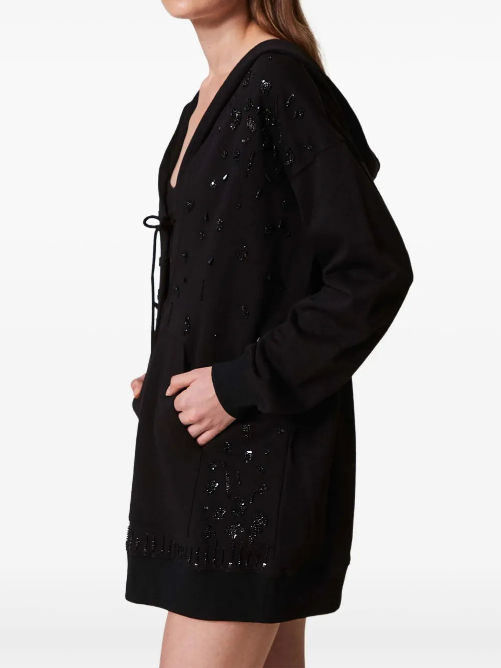Embroidered Mini Dress