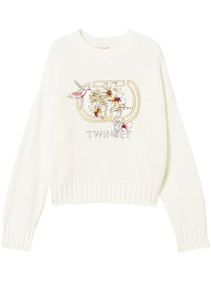 Oval T Embroidered Jumper