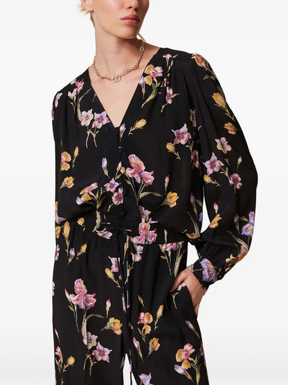 Crêpe De Chine Floral Shirt