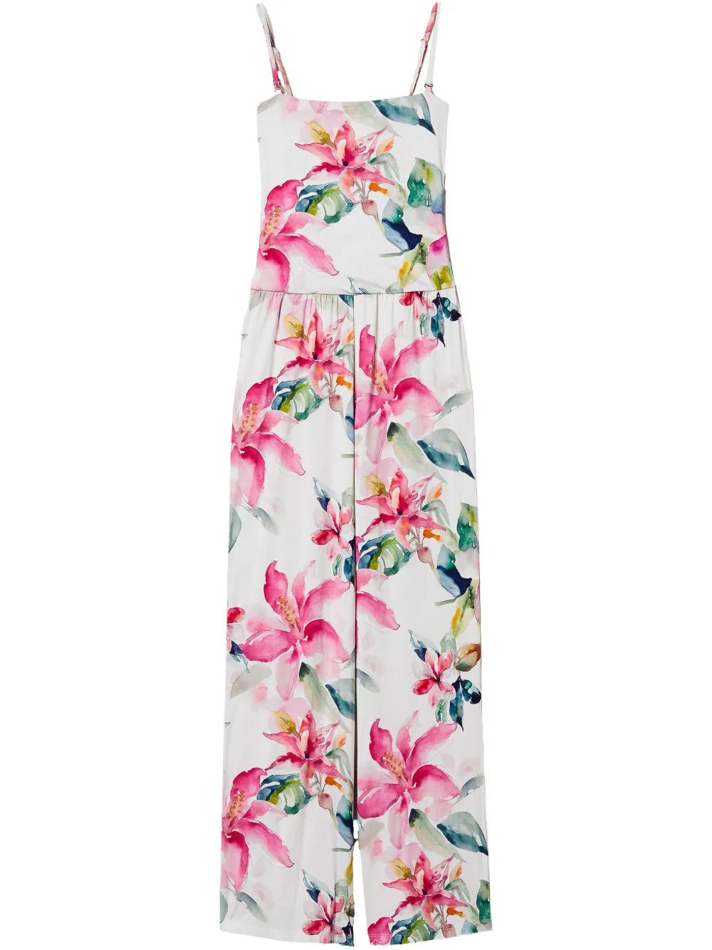 Floral-Print Jumpsuit