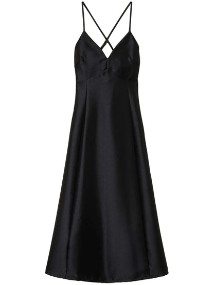 Twill Midi Dress