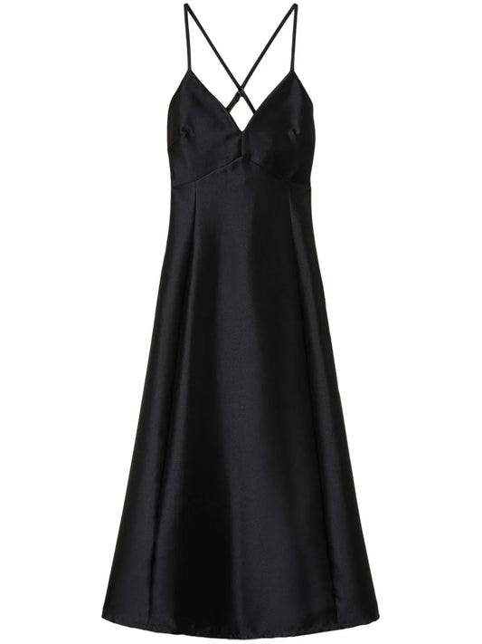 Twill Midi Dress