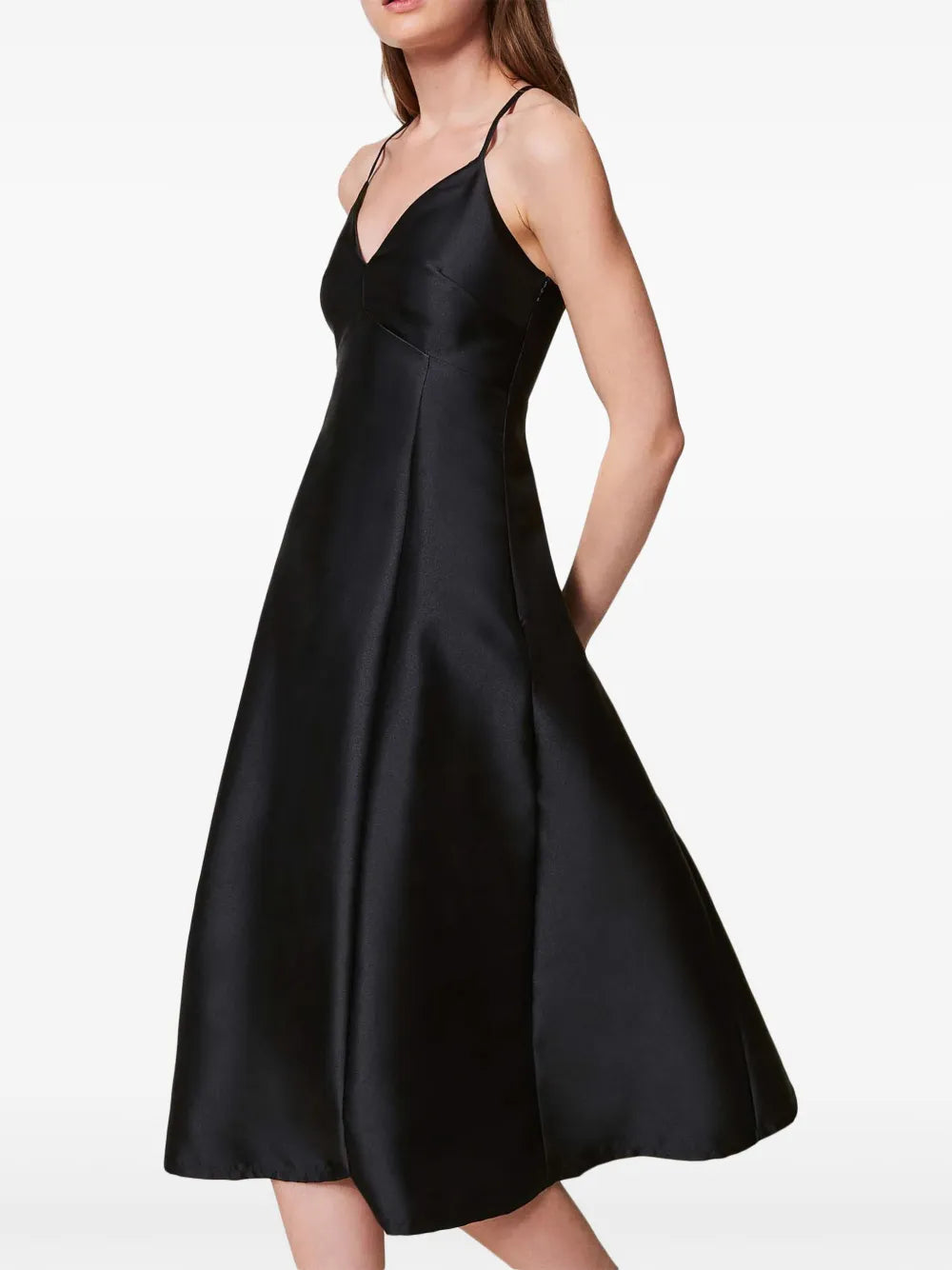 Twill Midi Dress