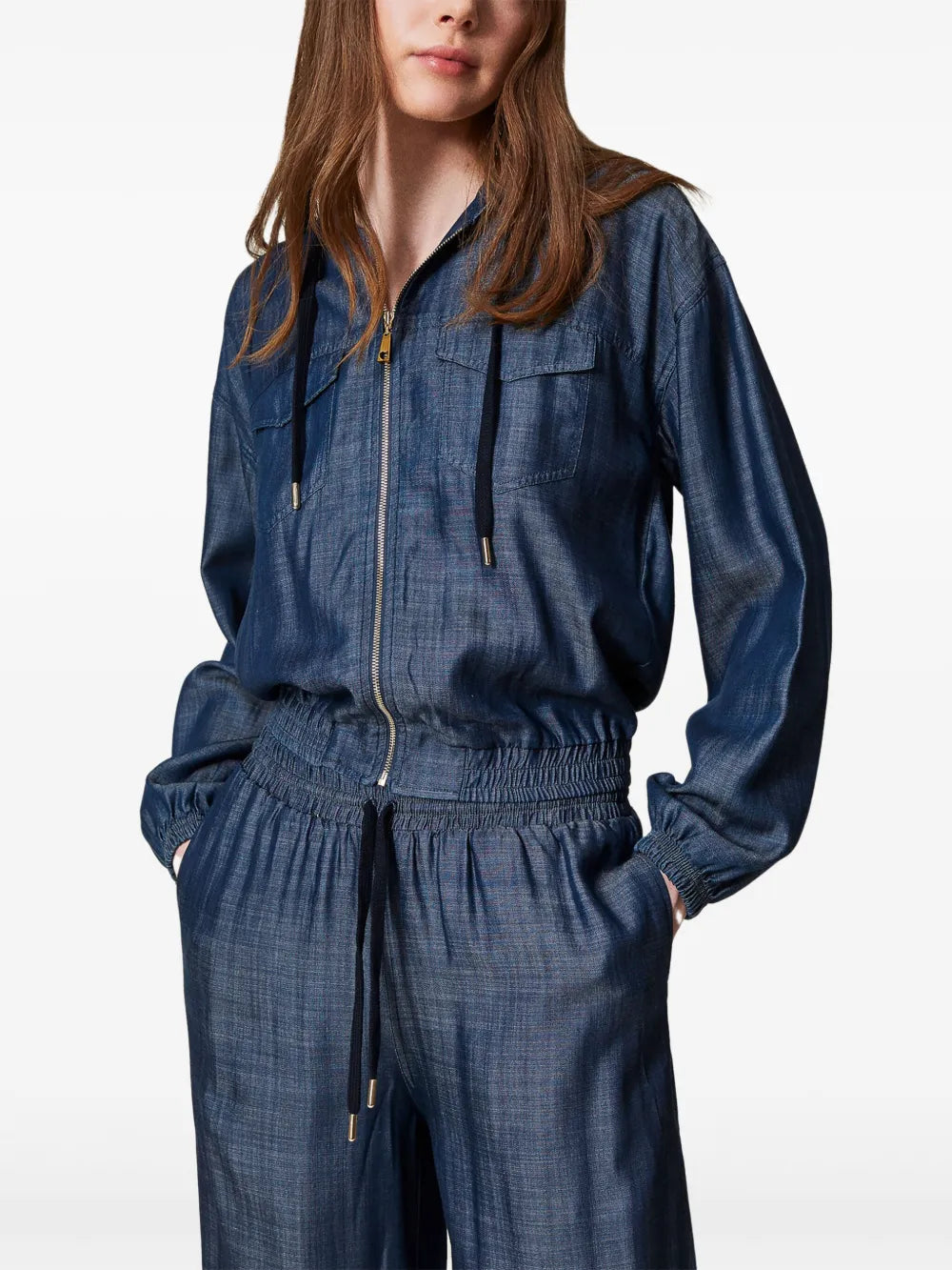 Hooded Denim Jacket