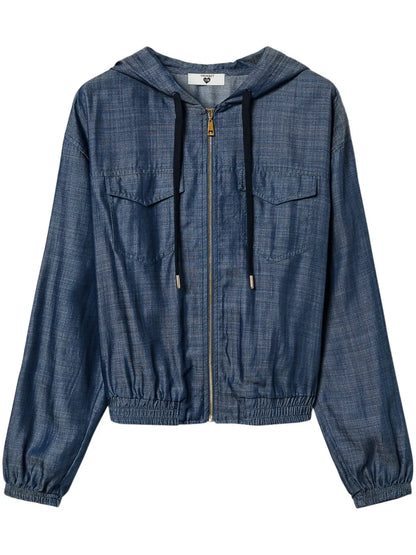 Hooded Denim Jacket