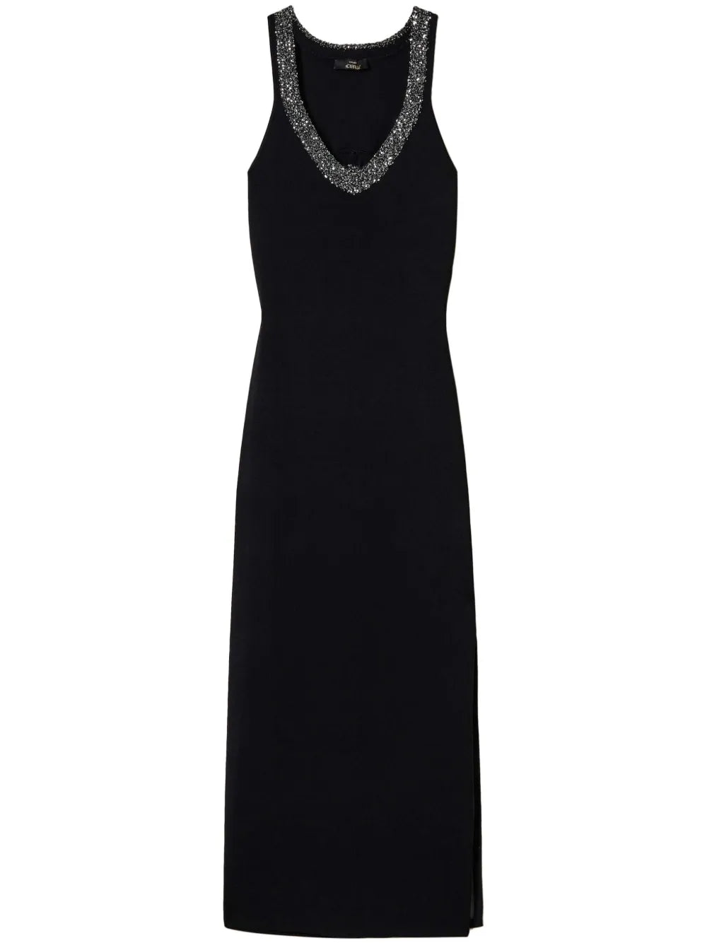 Sequin-Embellished Knitted Dress