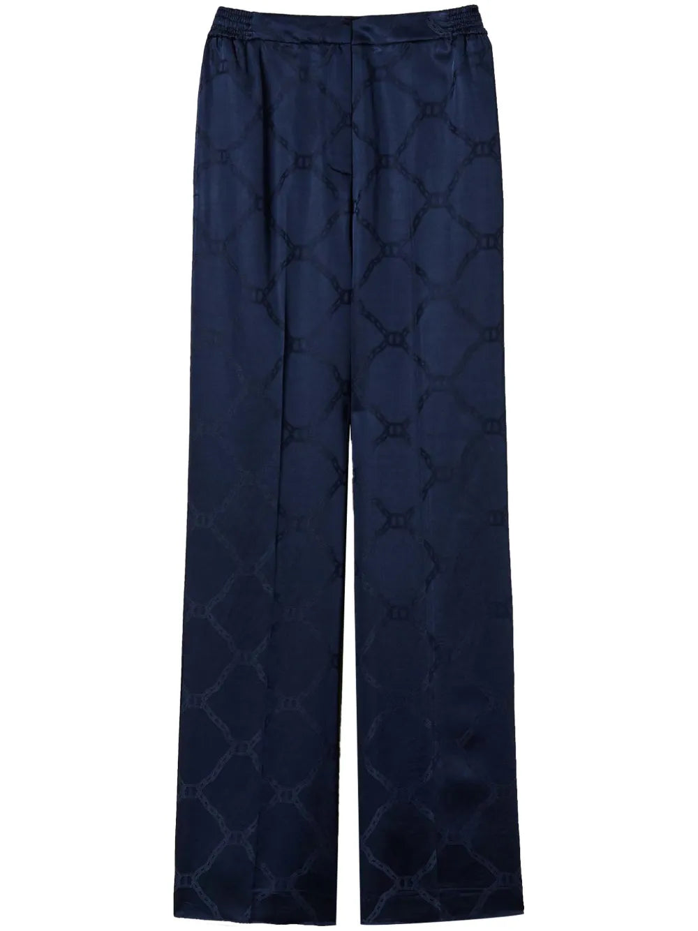Oval T-Jacquard Palazzo Pants