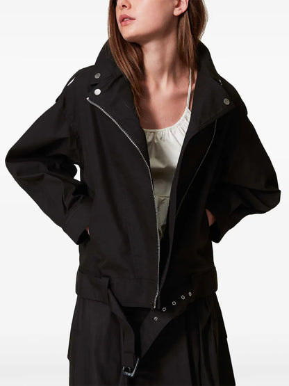 Belted Biker Jacket