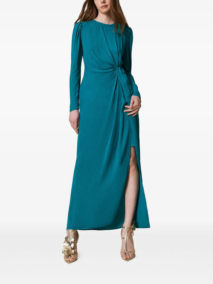 Crepe-De-Chine Dress