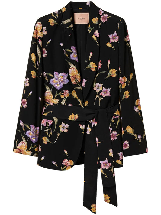 Floral-Print Jacket