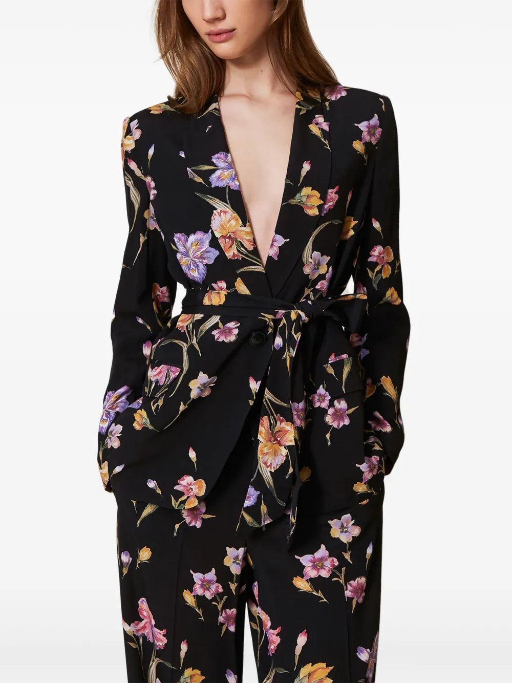 Floral-Print Jacket