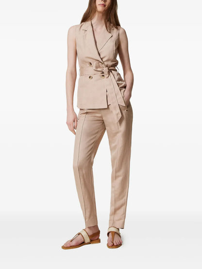 Pleat-Detail Trousers