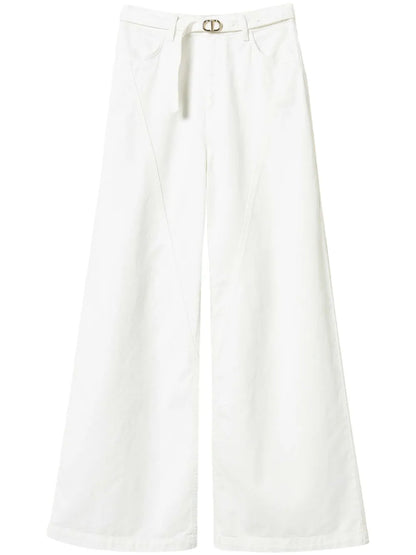 Oval T Wide-Leg Jeans
