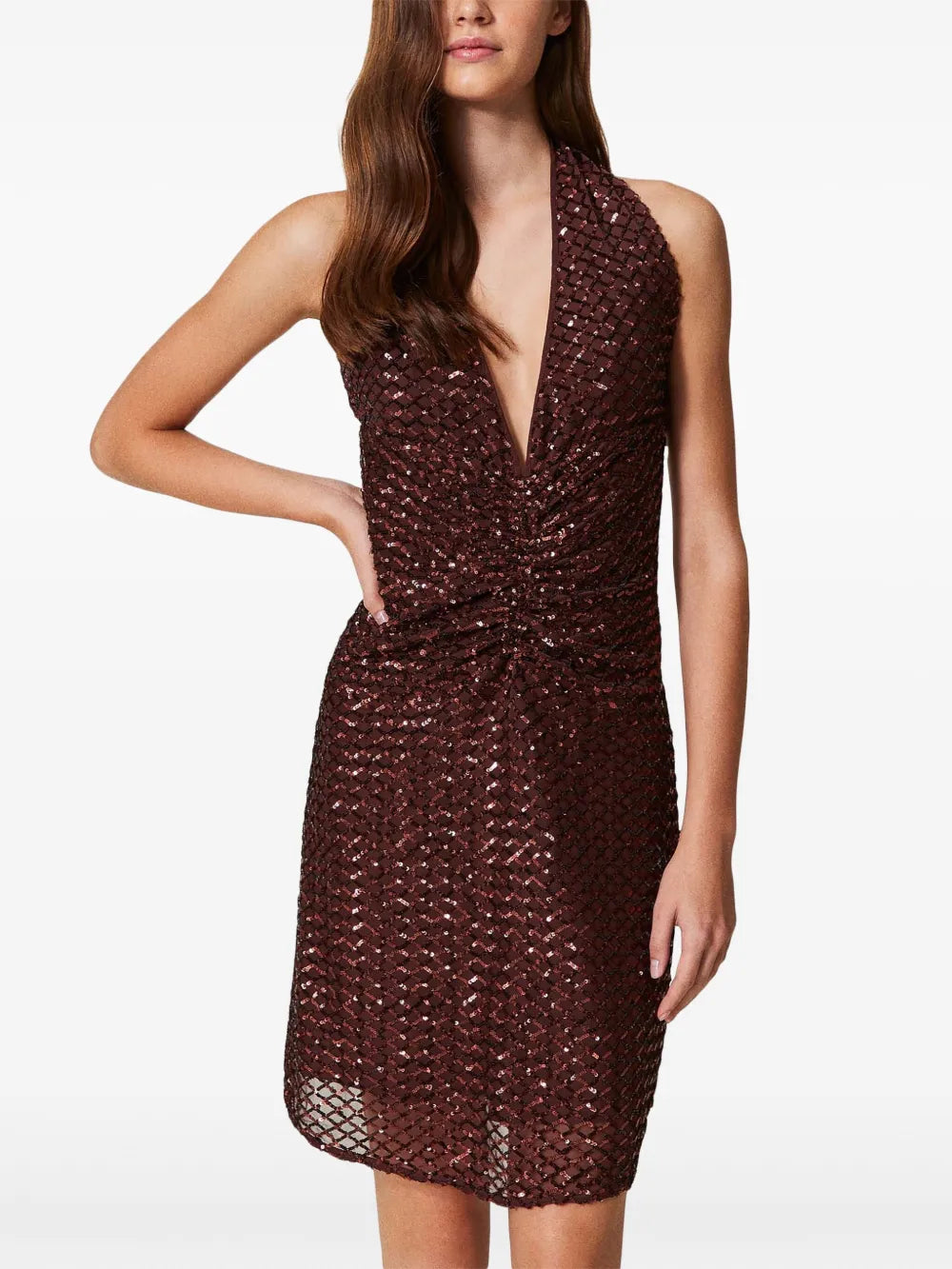 Sequinned Mini Dress