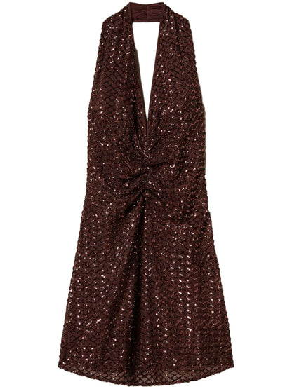 Sequinned Mini Dress
