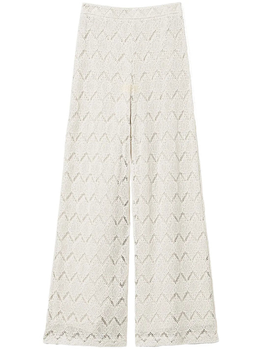 Macramé Palazzo Trousers