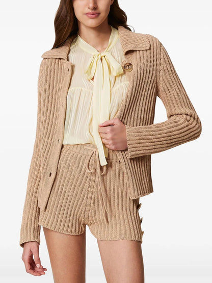 Oval T Buttons Cardigan