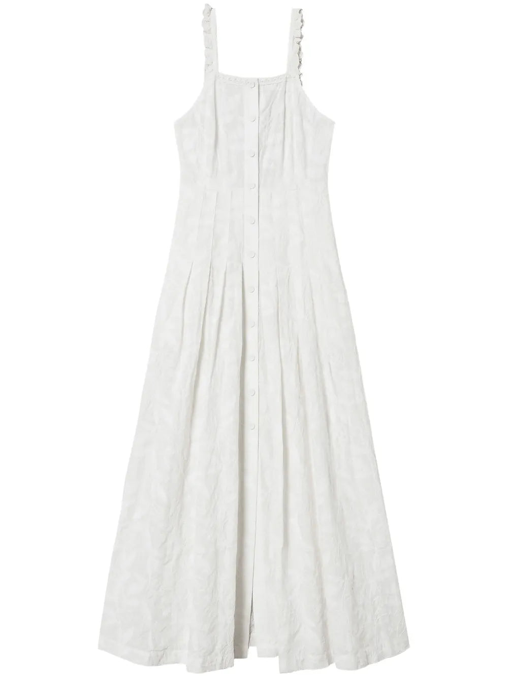 Embroidered Muslin Maxi Dress