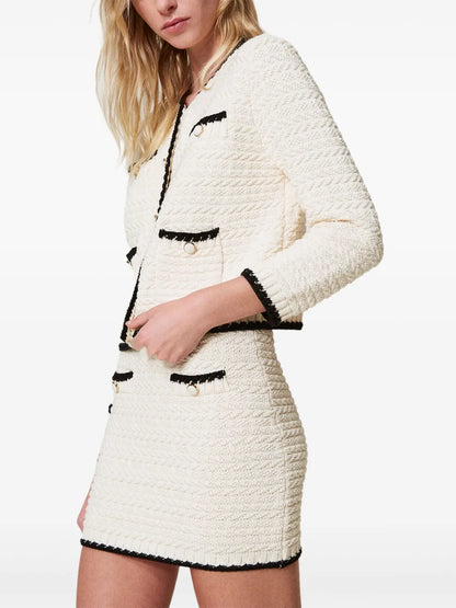 Jacquard Knitted Skirt