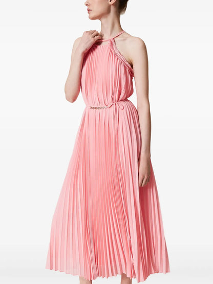 Pleated Maxi Dress