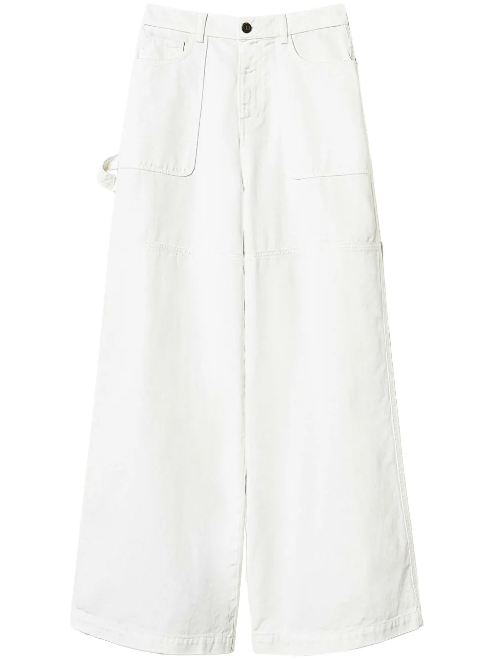 Wide-Leg Cargo Jeans