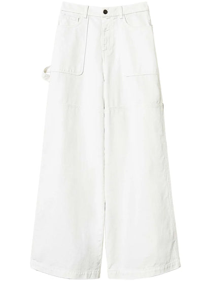 Wide-Leg Cargo Jeans