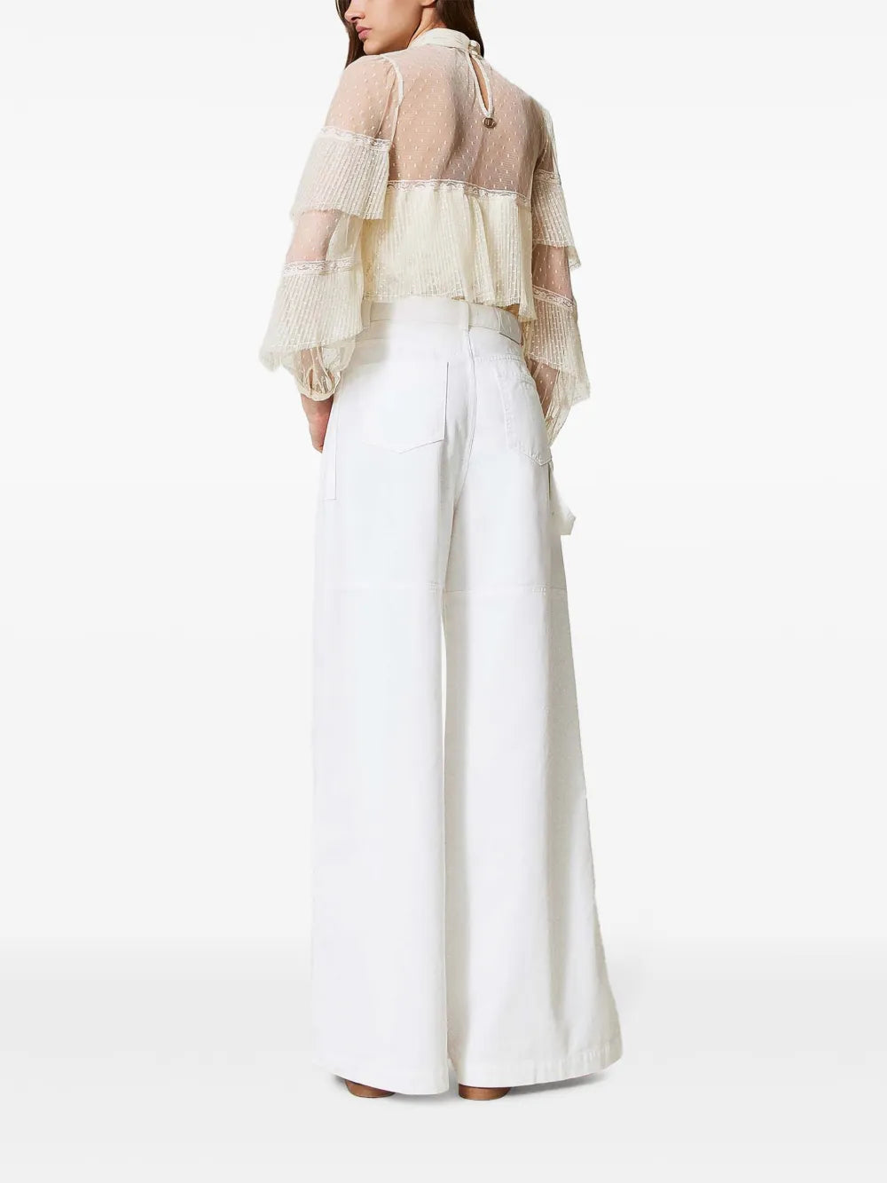 Wide-Leg Cargo Jeans