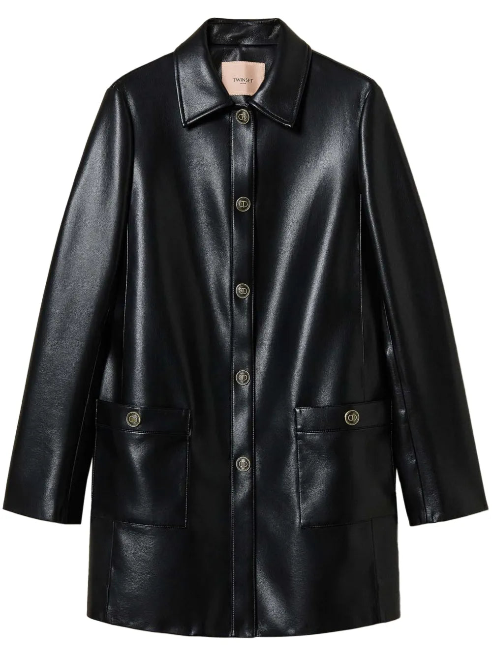 Logo-Buttons Trench Coat