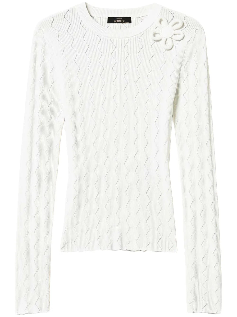 Floral-Appliqué Jumper