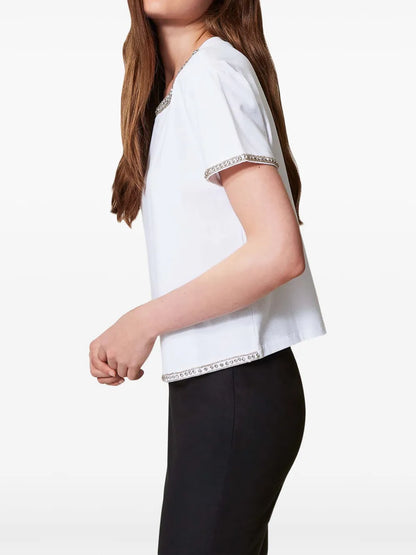 Crystal-Trim T-Shirt