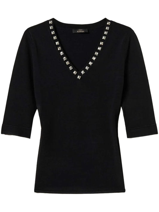 Rhinestoned T-Shirt