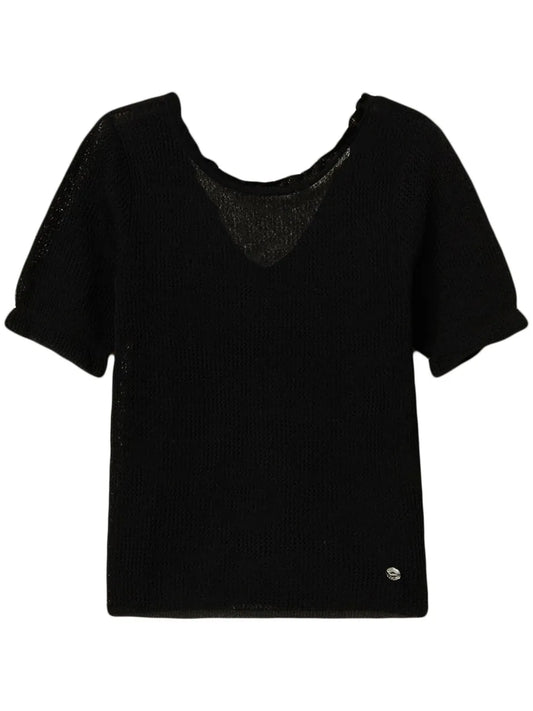 Floral Jacquard Top