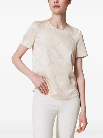 Oval T-Jacquard T-Shirt