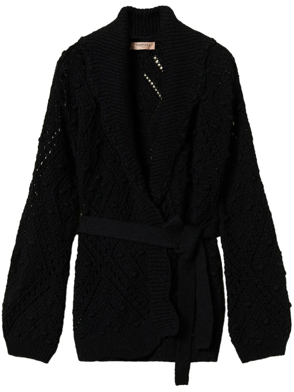 Knitted Cardigan With Belt