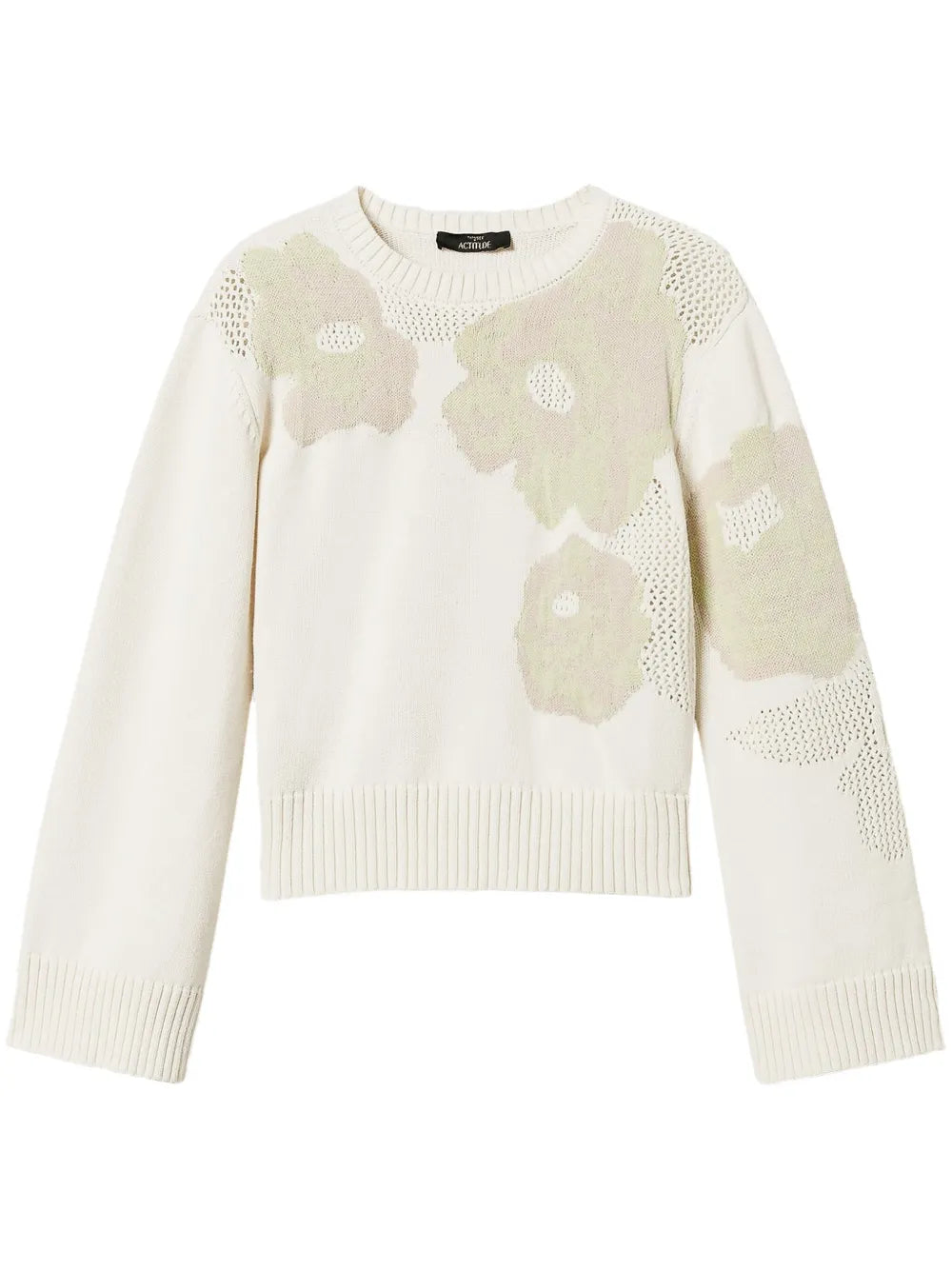 Rose-Jacquard Jumper
