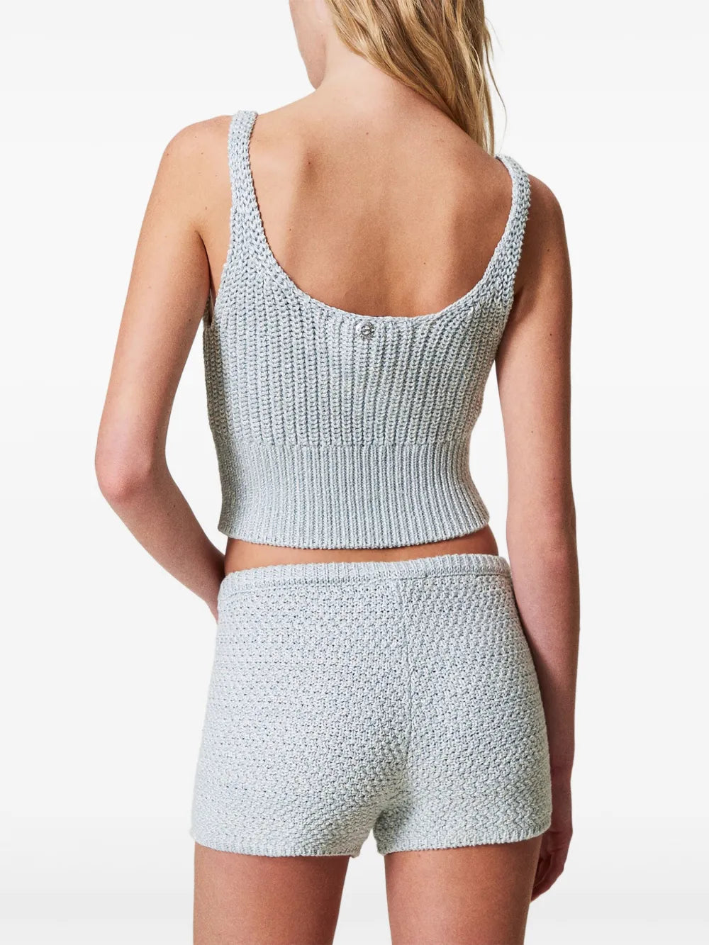 Textured Knit Shorts