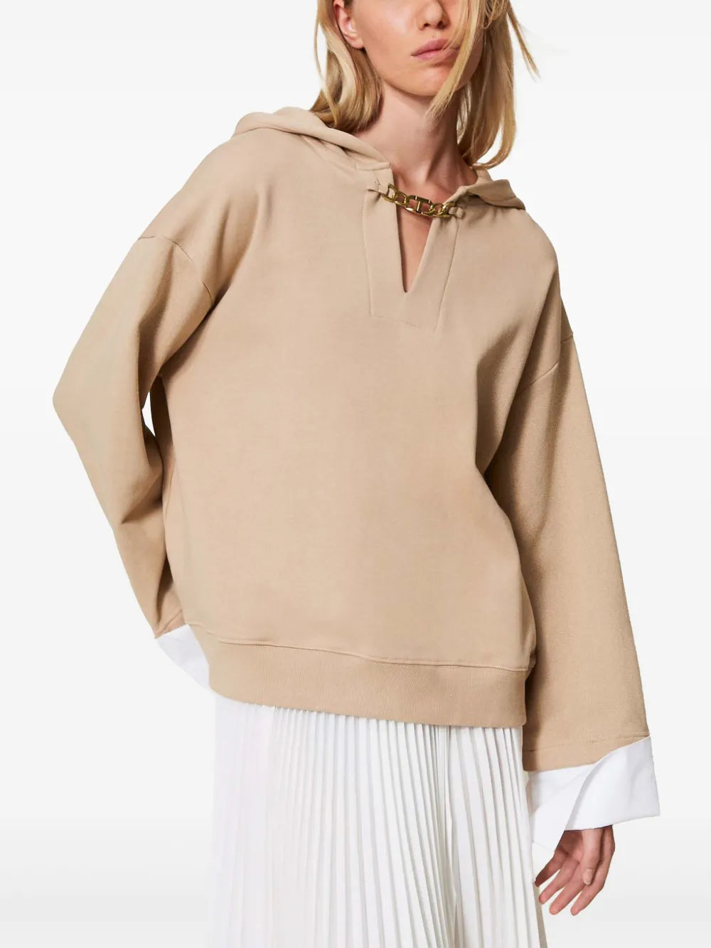 Oval T Chain Hoodie