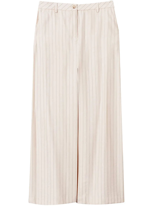 Pinstripe-Pattern Skirt