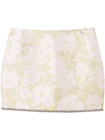 Jacquard Mini Skirt
