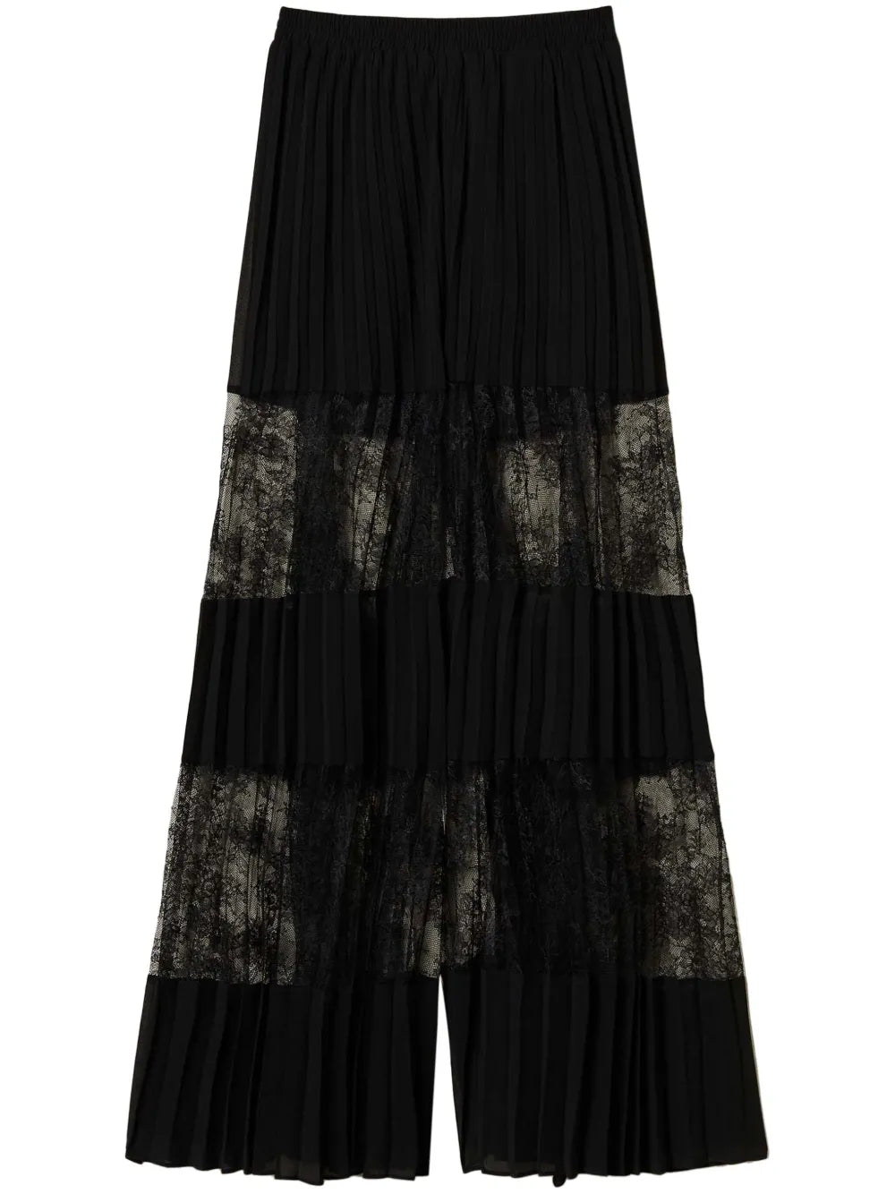 Pleated Georgette Trousers
