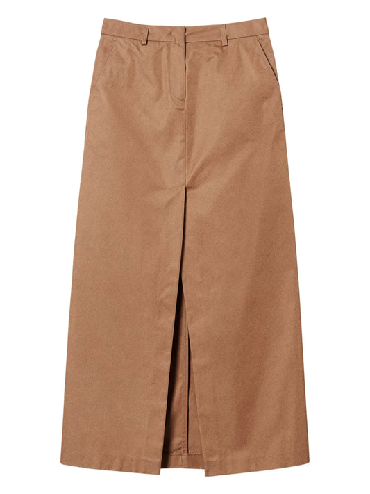 Woven Midi Skirt