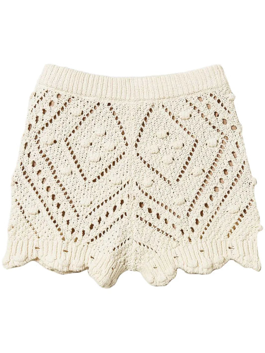 Openwork Shorts