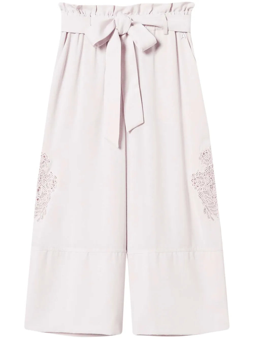 Cropped Twill Trousers