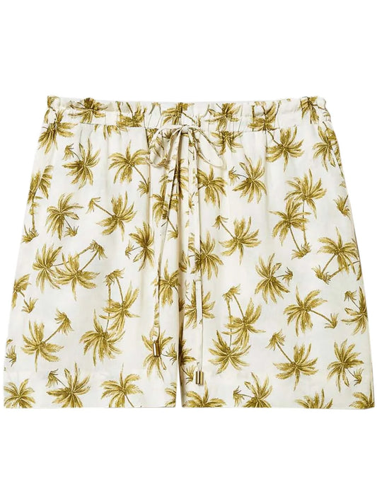Palm Tree-Print Shorts