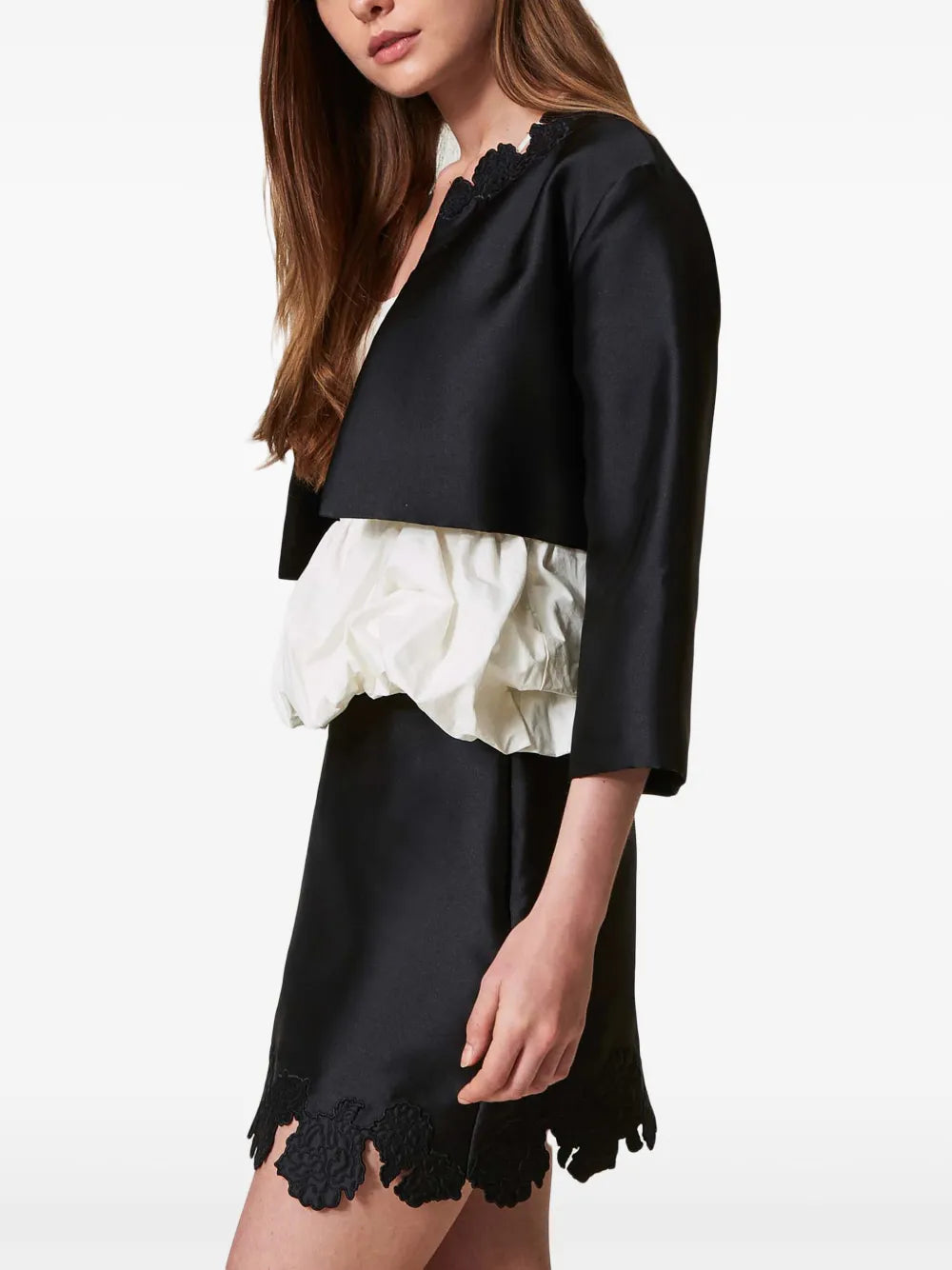 Broderie Anglaise Twill Jacket