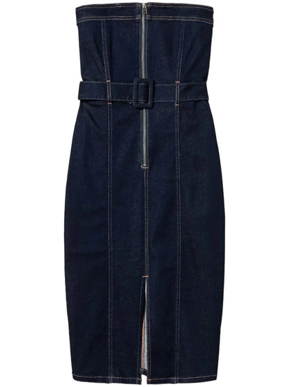 Denim Bustier Dress