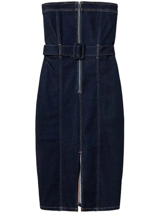 Denim Bustier Dress